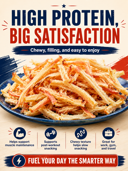 🔥Squid Strips ‖ No Sugar Crash, More Protein, Real Ocean Flavor-A