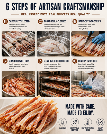 🔥 Deep-Sea Squid Strips‖ High-Protein Ready-to-Eat Seafood Snack for Smarter Daily Snacking-A