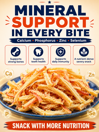 🔥Squid Strips ‖ No Sugar Crash, More Protein, Real Ocean Flavor-A