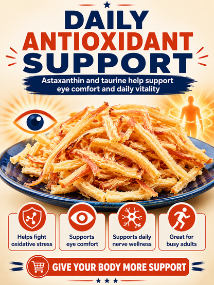 🔥Squid Strips ‖ No Sugar Crash, More Protein, Real Ocean Flavor-A