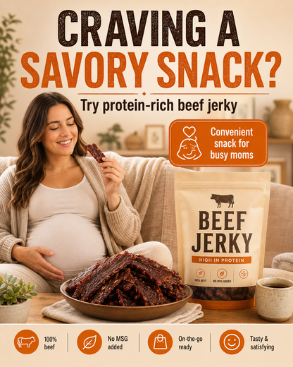🔥Pure Beef Jerky ‖ High-Protein, Chewy & Ready To Eat-A
